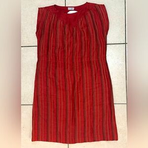 CARLA CARINI VINTAGE LINEN DRESS NWT